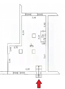 Сдается торговая площадь, 71 м²