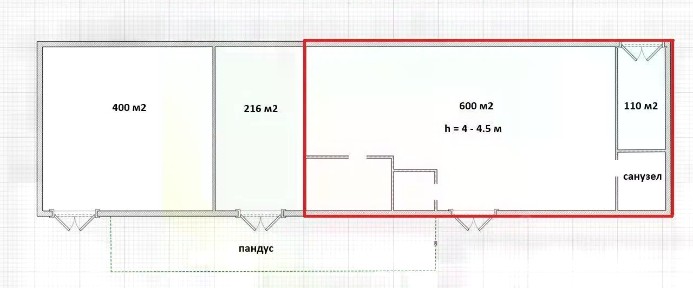 Сдается склад, 710 м²