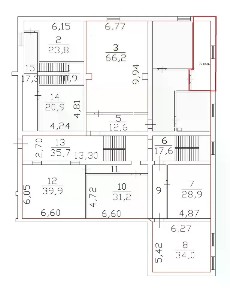 Сдается офис, 19 м²