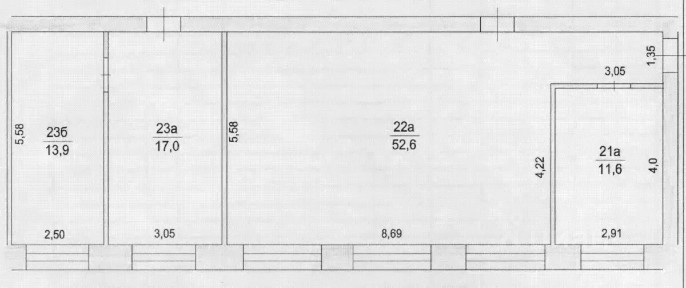 Сдается помещение свободного назначения, 95 м²
