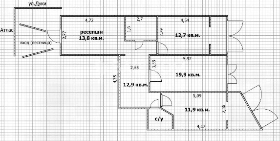 Сдается помещение свободного назначения, 100 м²