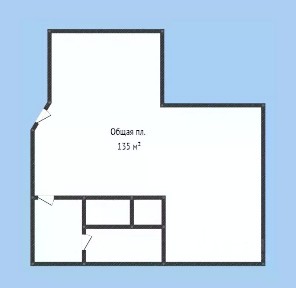 Продается помещение свободного назначения, 135 м²
