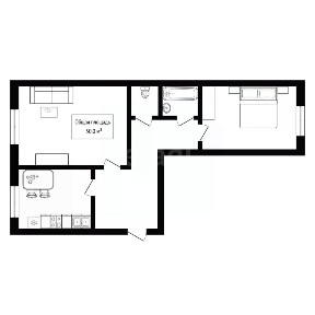 Продается 2-комн. квартира, 50 м²