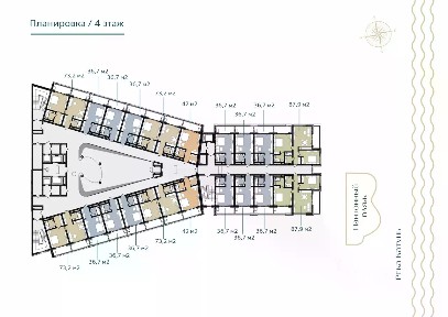 Продаются 1-комн. апартаменты, 42 м²