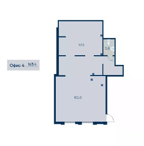 Продается помещение свободного назначения, 163,4 м²
