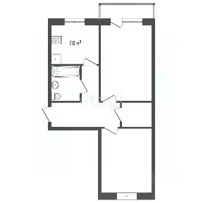 Сдается 2-комн. квартира, 47 м²