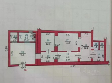 Сдается помещение свободного назначения, 65,3 м²