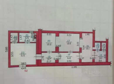 Сдается помещение свободного назначения, 65,3 м²