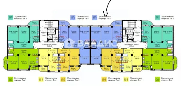 Продается 3-комн. квартира, 89,6 м²