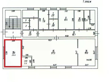Сдается помещение свободного назначения, 21 м²