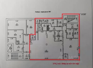Сдается помещение свободного назначения, от 600 м²