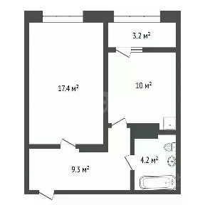 Продается 1-комн. квартира, 44 м²
