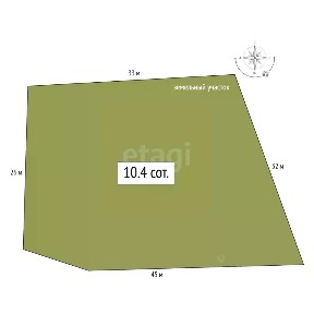 Продается участок, 10,4 сот.
