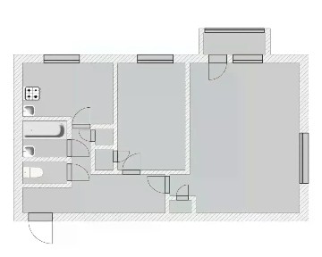 Продается 2-комн. квартира, 51,4 м²