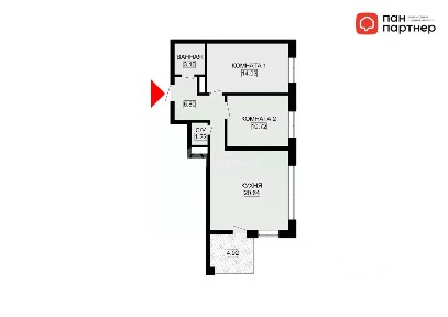 Продается 2-комн. квартира, 55,7 м²