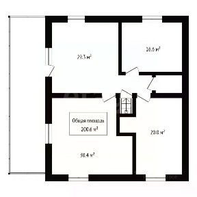 Продается 2-этажный дом, 200,6 м²