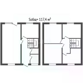 Продается 2-этажный дом, 117,4 м²