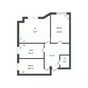 Продается 3-комн. квартира, 93 м²