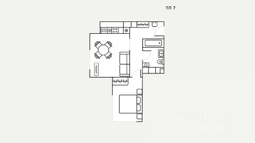 Сдается 2-комн. квартира, 45 м²