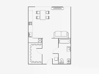 Сдается апартаменты-студия, 46 м²