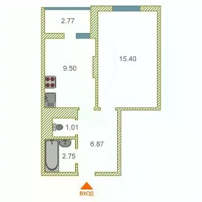 Продается 1-комн. квартира, 35 м²