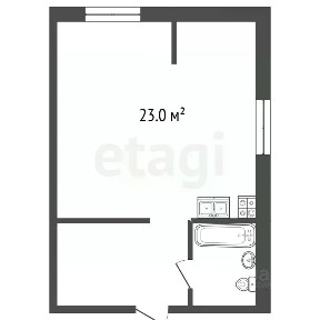 Продается 1-комн. квартира, 23 м²