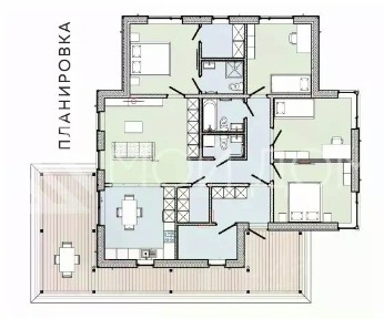 Продается 1-этажный дом, 120 м²