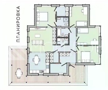 Продается 1-этажный дом, 120 м²