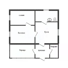 Продается 1-этажный дом, 47,8 м²