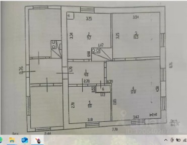 Продается 1-этажный дом, 51,3 м²