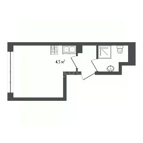 Продается студия, 20,3 м²