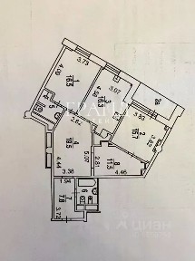 Продается 3-комн. квартира, 101 м²