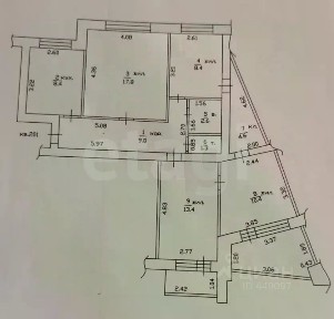 Продается 4-комн. квартира, 76,7 м²