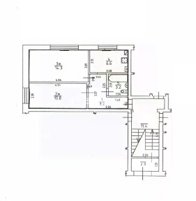 Продается 2-комн. квартира, 42 м²