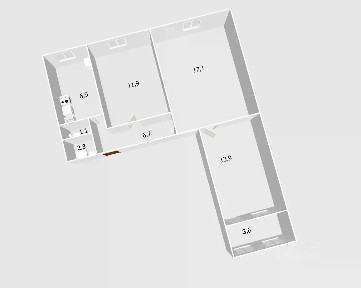 Продается 3-комн. квартира, 60,3 м²