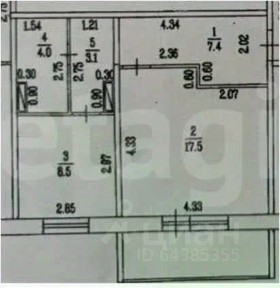 Продается 1-комн. квартира, 45 м²