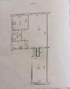 Продается 2-комн. квартира, 42,5 м²