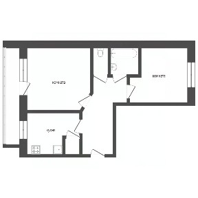 Продается 2-комн. квартира, 49,5 м²