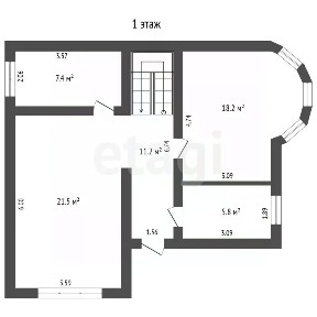 Продается 2-этажный дом, 123 м²