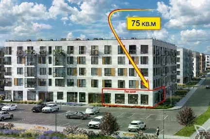 Сдается помещение свободного назначения, 75 м²