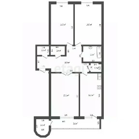 Продается 3-комн. квартира, 105 м²