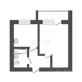 Сдается 1-комн. квартира, 34,1 м²