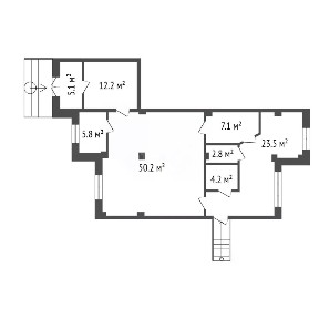 Сдается торговая площадь, 110 м²