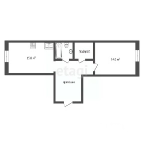 Продается 1-комн. квартира, 48,8 м²