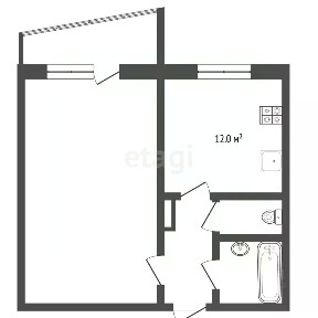 Продается 1-комн. квартира, 34 м²