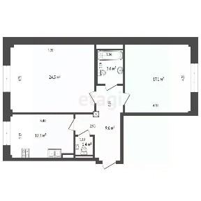 Продается 2-комн. квартира, 68,5 м²