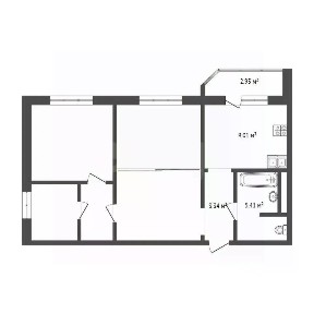 Продается 2-комн. квартира, 56 м²