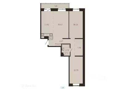 Продается 3-комн. квартира, 88,6 м²