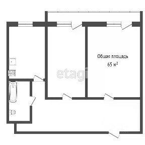 Продается 2-комн. квартира, 62 м²