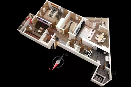 Продается 3-комн. квартира, 113 м²